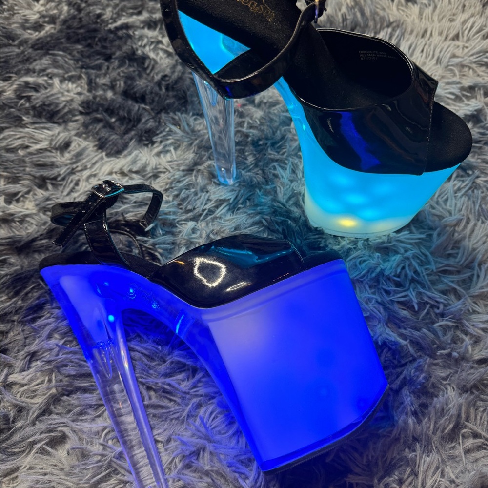 Pleaser Heels Discolite-809 size 9 - Picture 5 of 12